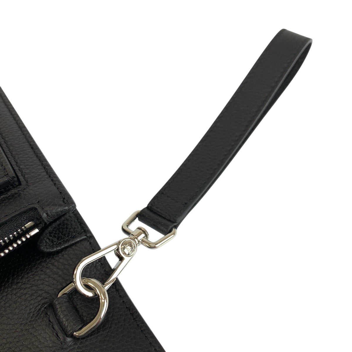24148
Dunhill ダンヒル ブラック 黒 シルバー金具 レザー クラッチバッグ セカンドバッグ メンズ A21