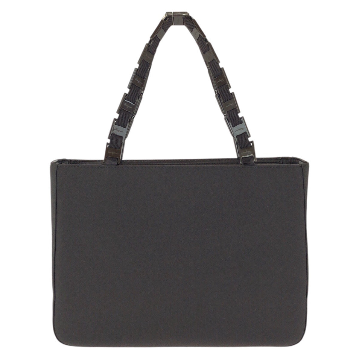 24150
Salvatore Ferragamo サルヴァトーレフェラガモ ヴァラチェーン ２way ブラウン シルバー金具 ナイロン / レザー AU-21 9324 ハンドバッグ ショルダーバッグ レディース A28