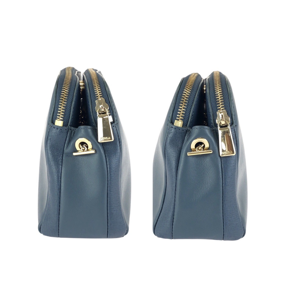 24151
Furla フルラ カプリッチョ ブルー ゴールド金具 レザー チェーンショルダーバッグ レディース ABP8
