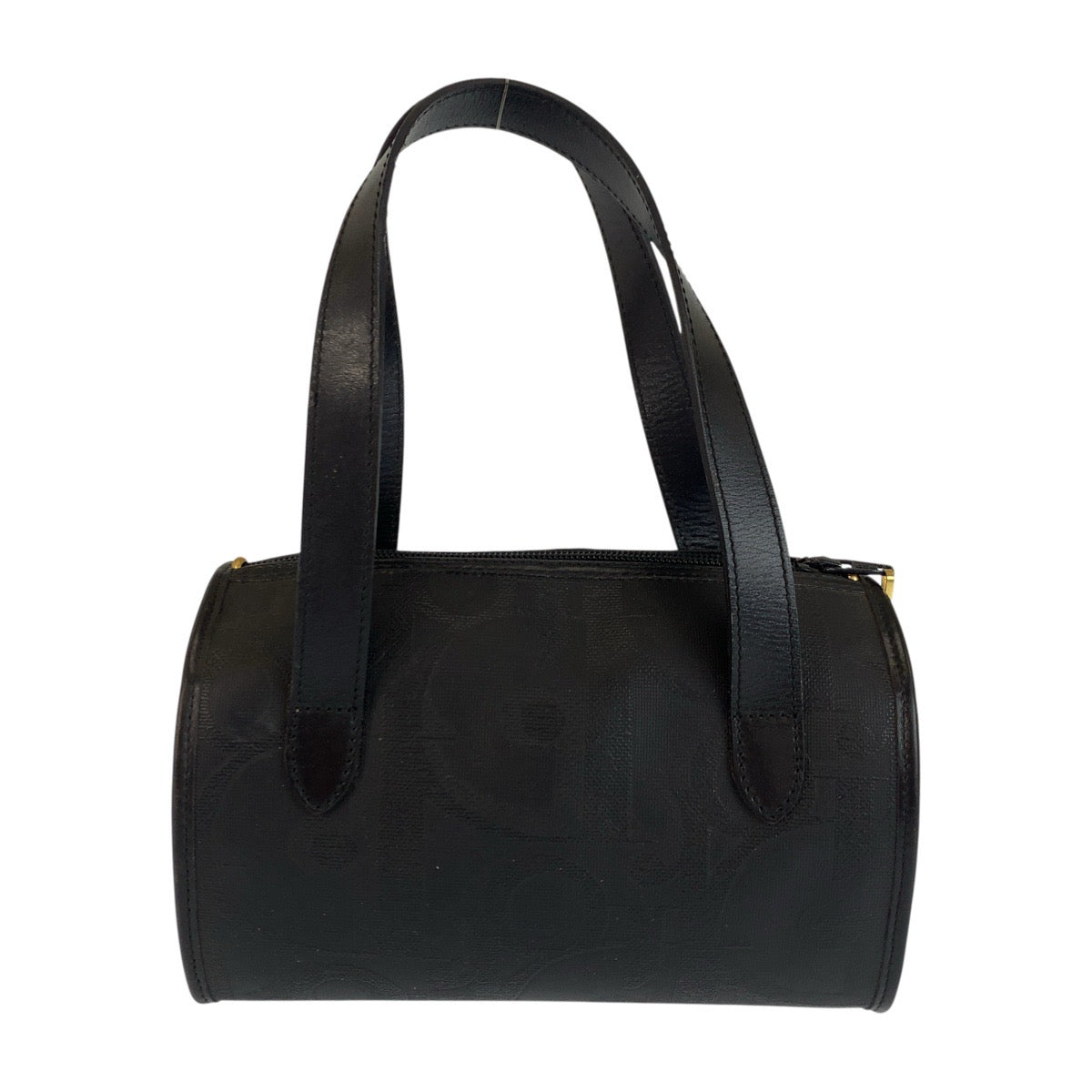 24153
Christian Dior クリスチャンディオール ヴィンテージ トロッター ブラック 黒 ゴールド金具 PVC / レザー ハンドバッグ ミニボストンバッグ レディース ABP44