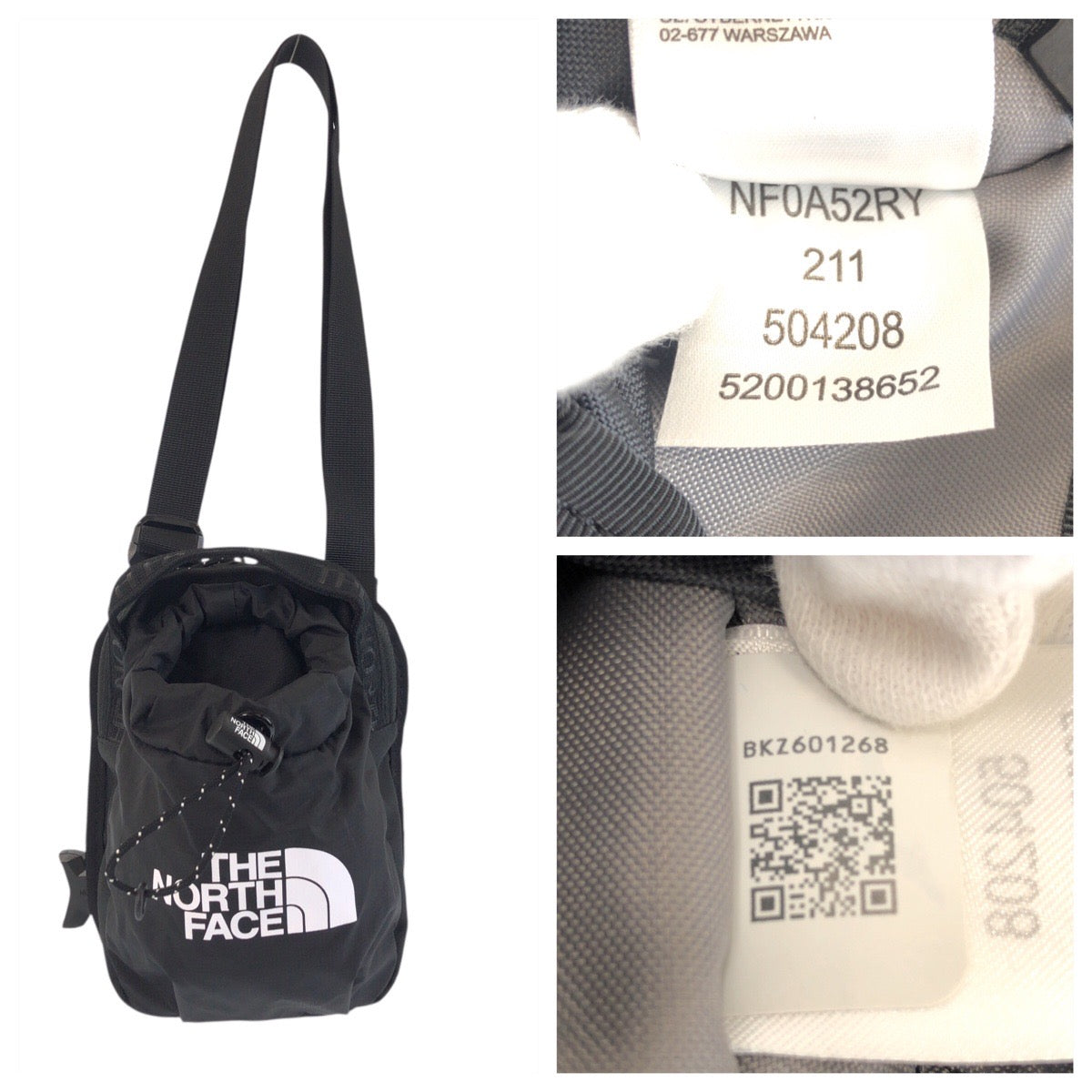 24154
THE NORTH FACE ザ ノースフェイス ブラック 黒 ナイロン NF0A52RY ショルダーバッグ ボディバッグ 男女兼用 メンズ A5