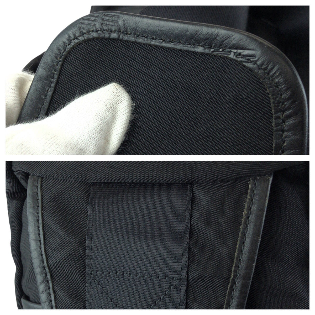 24157
Vivienne Westwood ヴィヴィアンウエストウッド ラインORBエンボス ブラック 黒 シルバー金具 ナイロン / レザー ボディバッグ ショルダーバッグ レディース ABP16