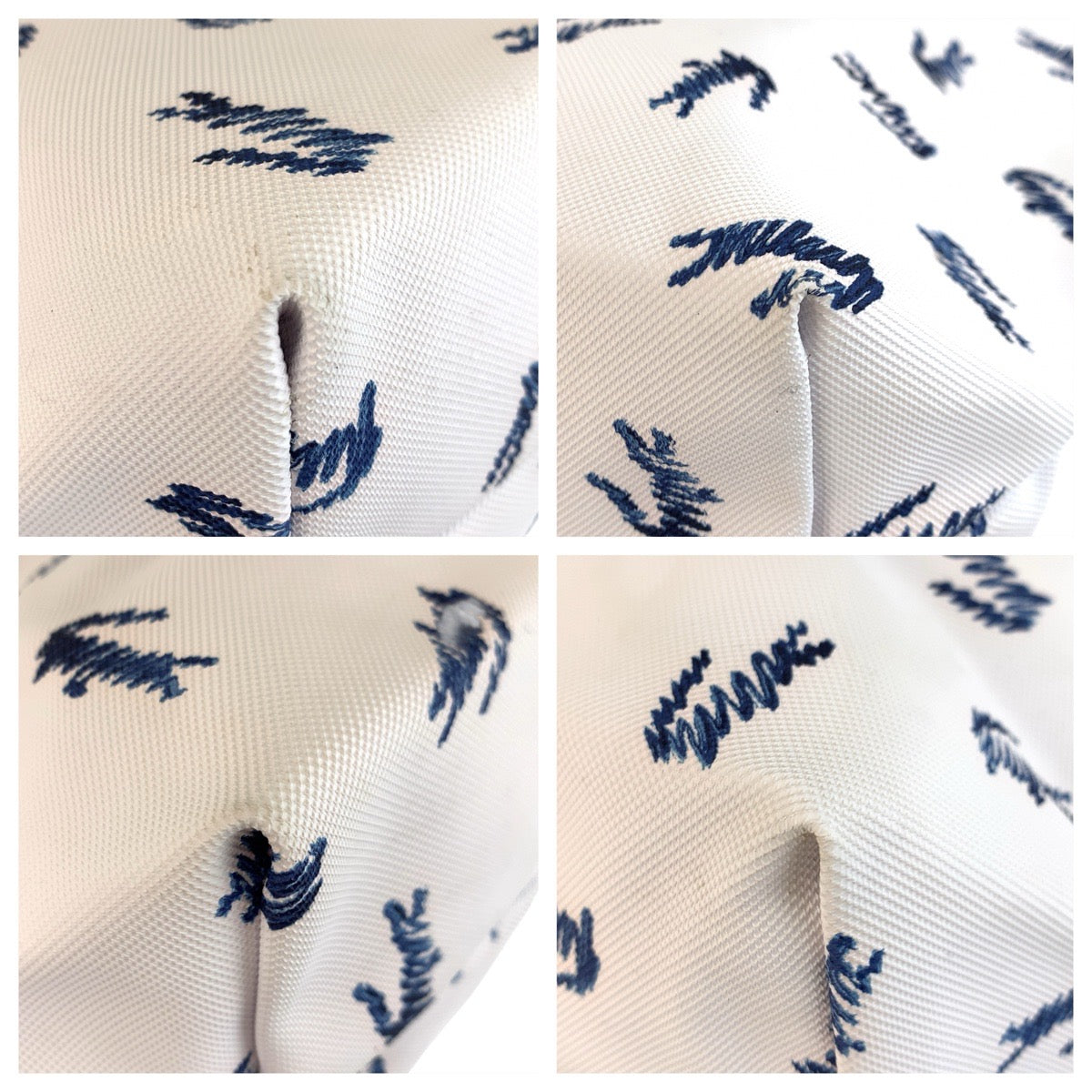 24160
LACOSTE ラコステ ホワイト ブルー PVC トートバッグ ショルダーバッグ レディース ABP3