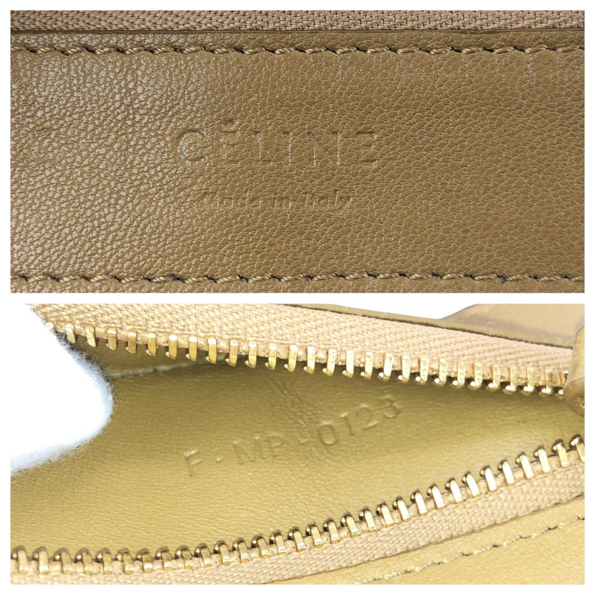24162
CELINE セリーヌ ホリゾンタル カバ バイカラー ベージュ ブルー ゴールド金具 レザー トートバッグ 男女兼用 レディース AB35
