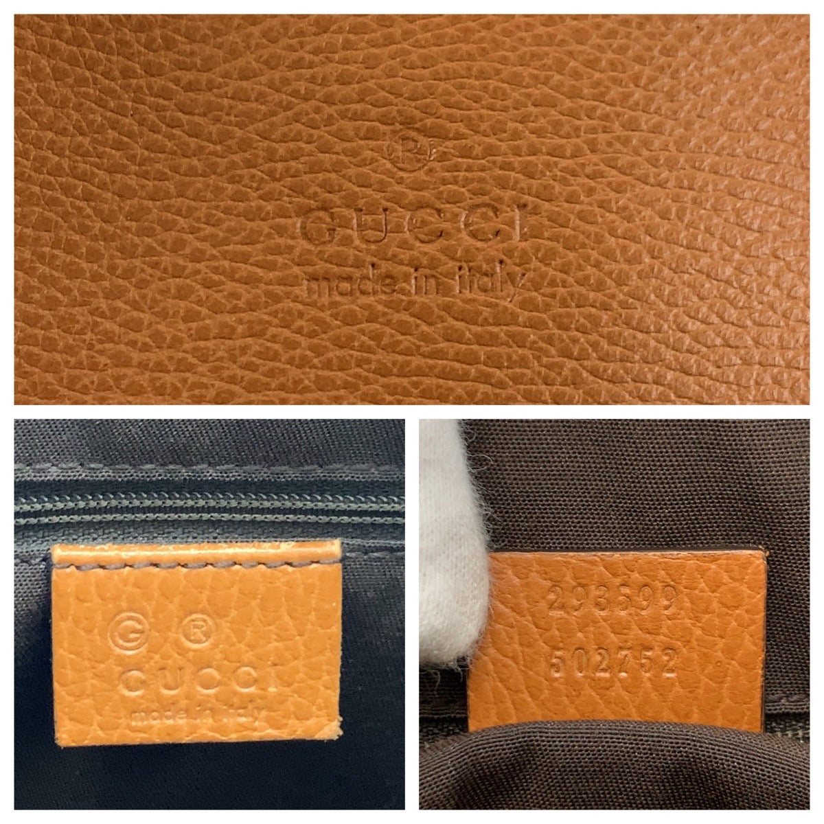 24165
GUCCI グッチ シェリーライン ブラウン シルバー金具 レザー 293599 トートバッグ ショルダーバッグ レディース A44