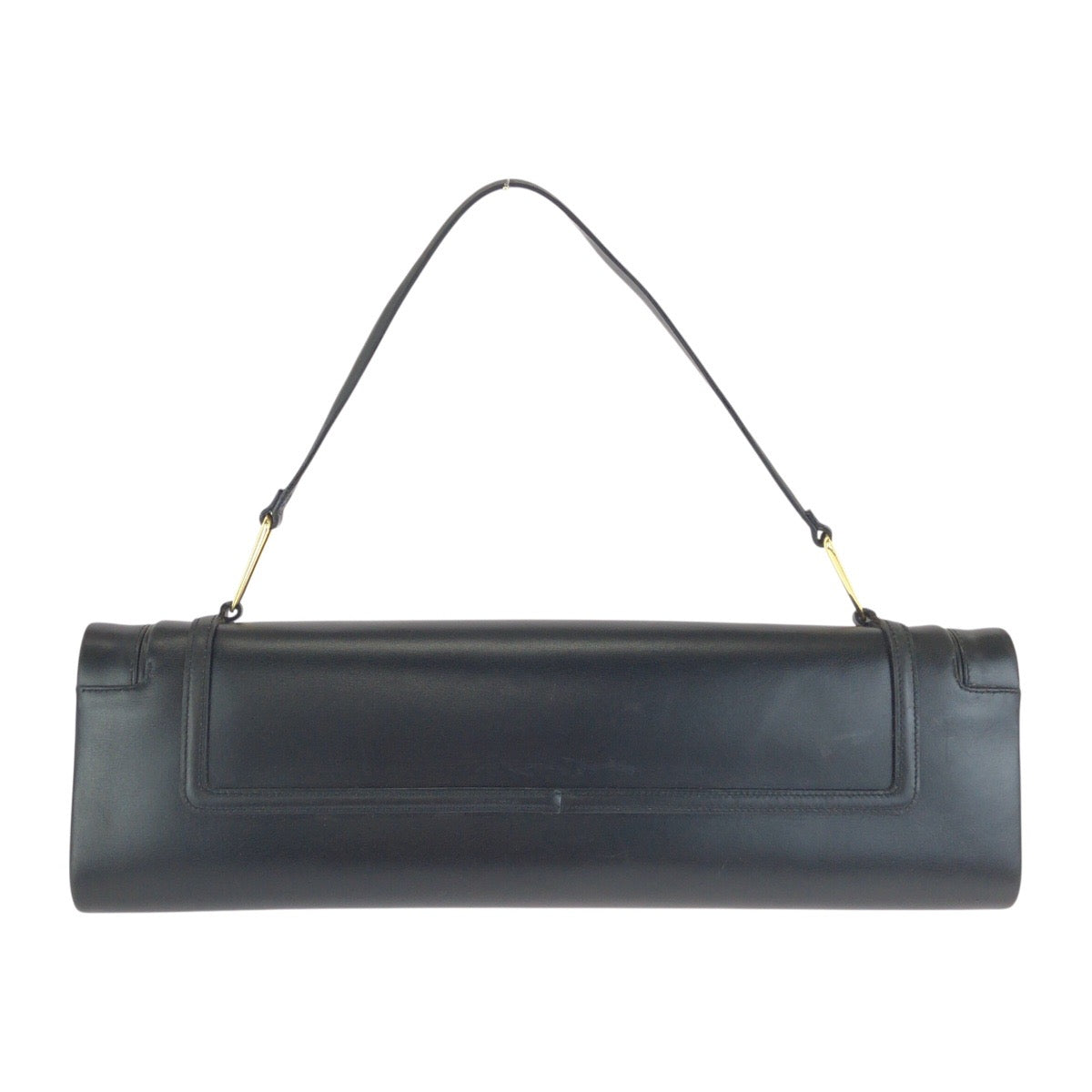 24177
LOEWE ロエベ アナグラム ブラック 黒 ゴールド金具 レザー ハンドバッグ ショルダーバッグ レディース ABP35