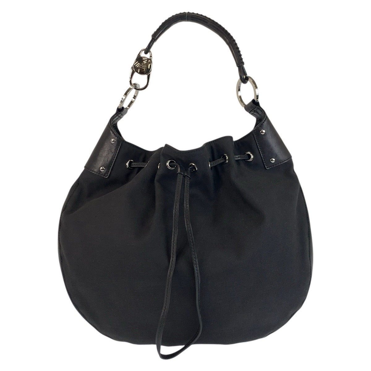 24183
GUCCI グッチ ブラック 黒 ナイロン / レザー 109210 ホーボー ショルダーバッグ レディース ABP44