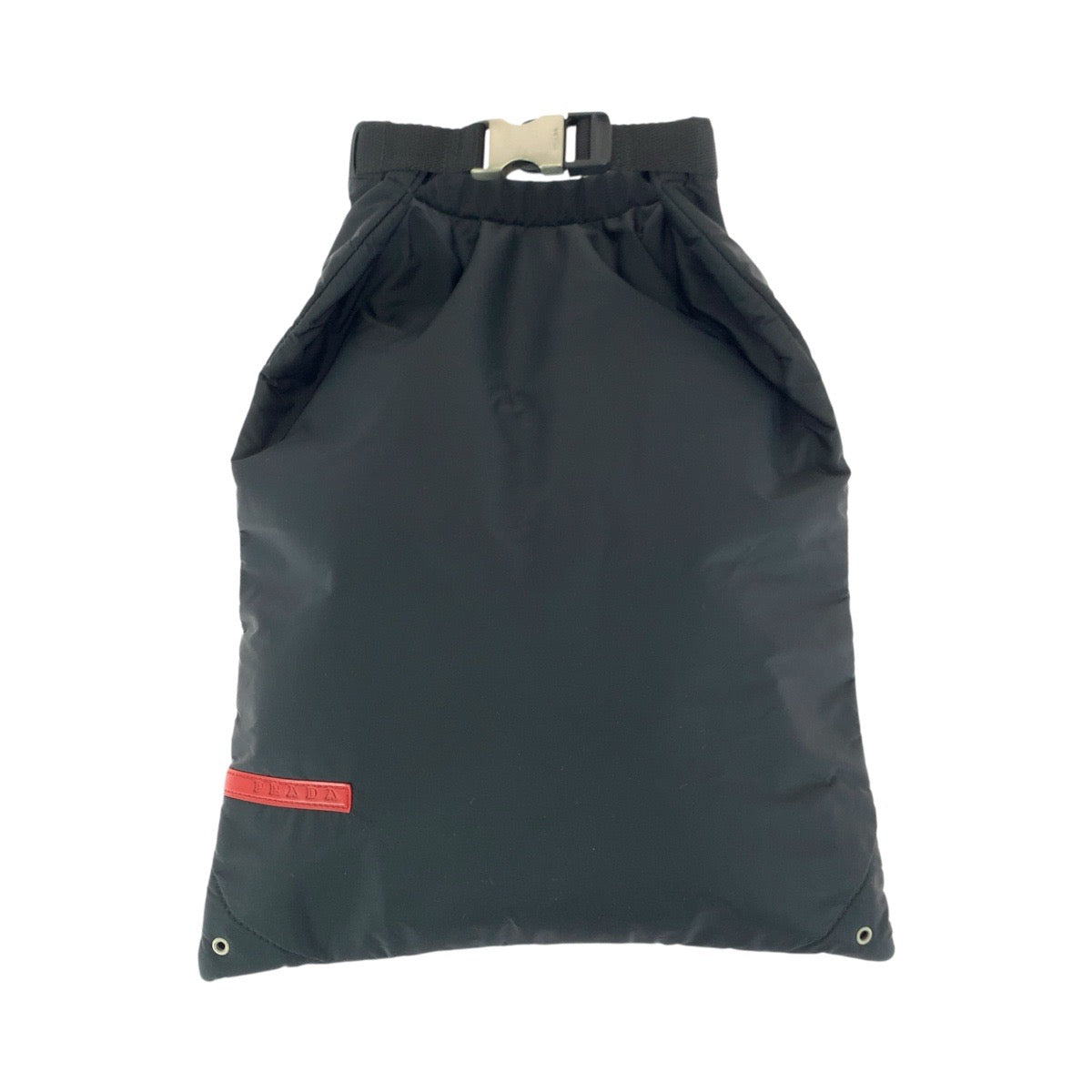 24184
PRADA SPORTS プラダスポーツ スポーツライン ブラック 黒 シルバー金具 ナイロン リュックサック バックパック レディース ABP44