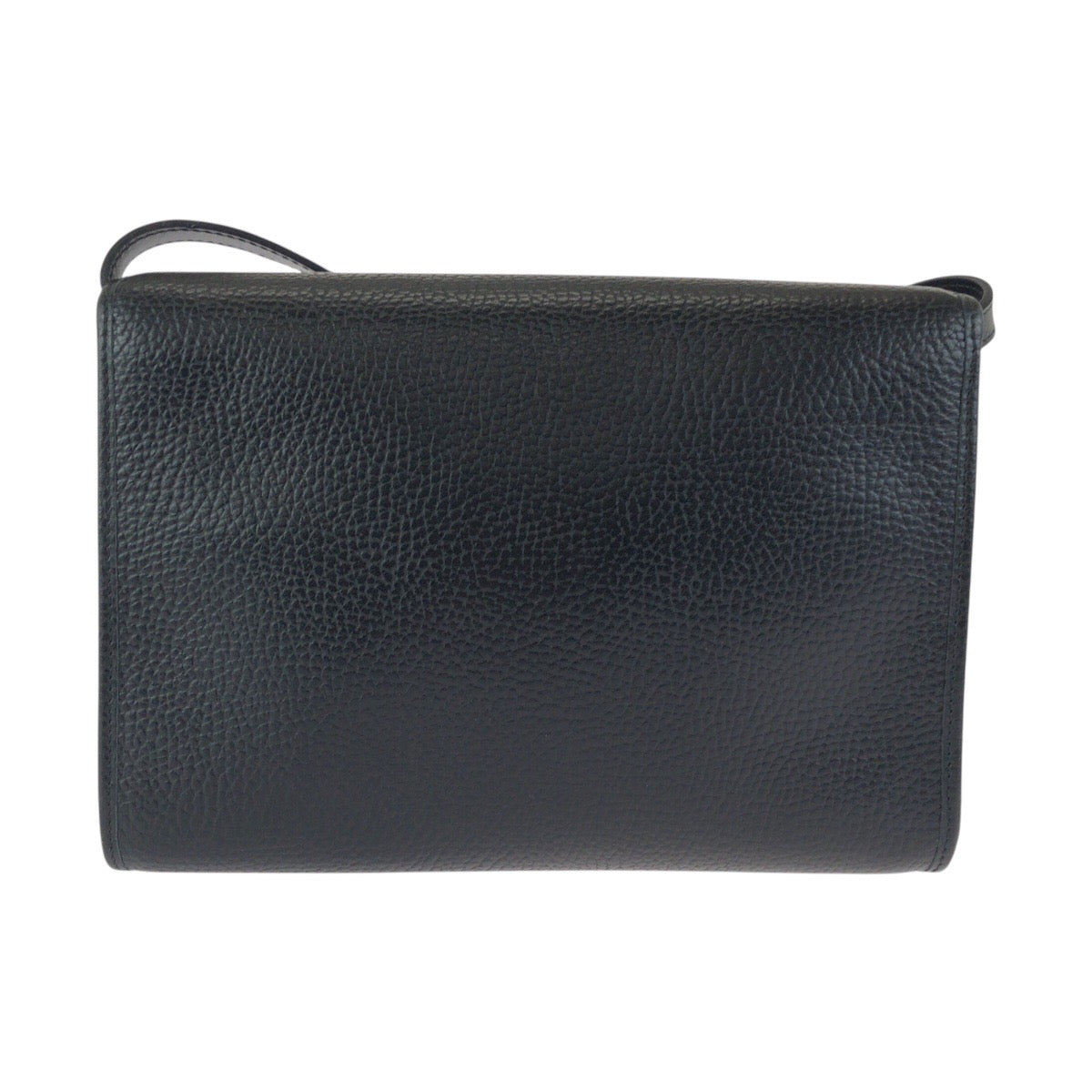 24195
Christian Dior クリスチャンディオール ヴィンテージ ブラック 黒 ゴールド金具 レザー ショルダーバッグ ポシェット レディース A44