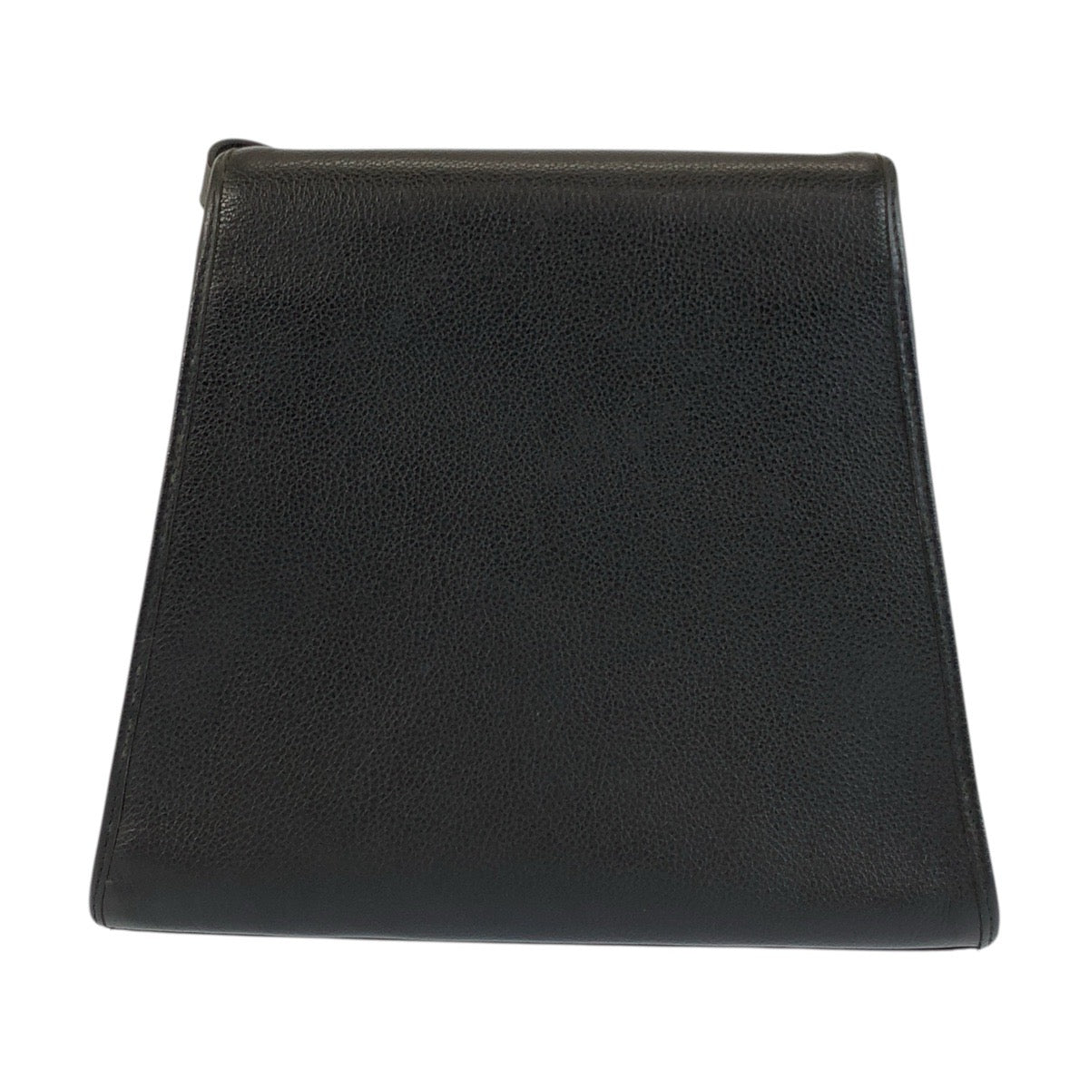 24198
YVES SAINT LAURENT イヴ サンローラン ヴィンテージ YSL ブラック 黒 レザー ショルダーバッグ ポシェット レディース A63