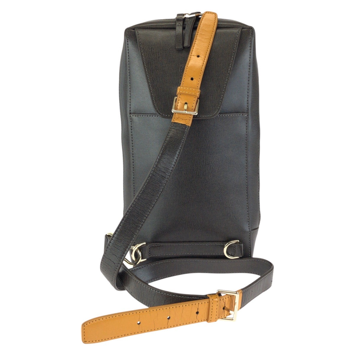 24206
Paul Smith ポール スミス カラードチップレザー ブラウン オレンジ ゴールド金具 レザー ボディバッグ ショルダーバッグ メンズ B23