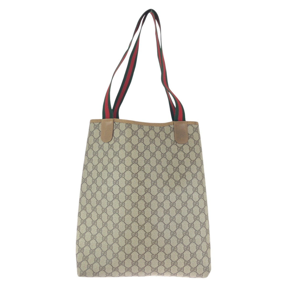 24209
GUCCI グッチ ヴィンテージ シェリーライン ベージュ グレー GGスプリームキャンバス 39 02 003 トートバッグ ショルダーバッグ レディース AB23