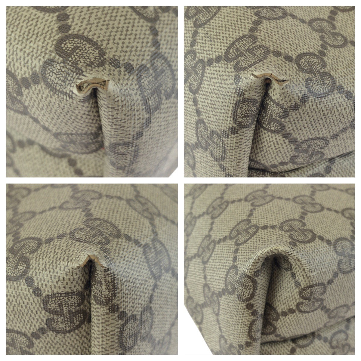 24209
GUCCI グッチ ヴィンテージ シェリーライン ベージュ グレー GGスプリームキャンバス 39 02 003 トートバッグ ショルダーバッグ レディース AB23