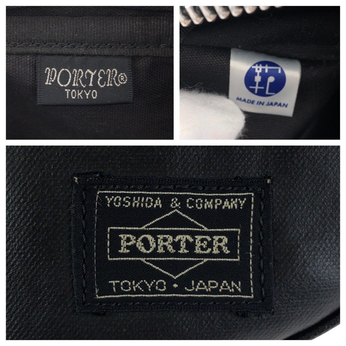 24215
PORTER ポーター FREE STYLE ブラック 黒 シルバー金具 コーティングキャンバス ショルダーバッグ メッセンジャーバッグ メンズ A21