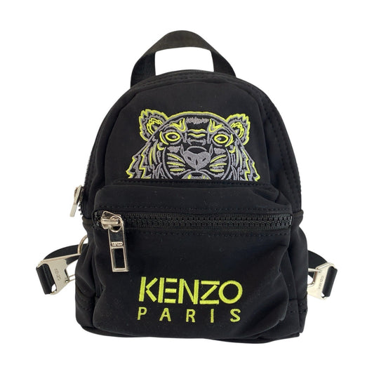24221
KENZO ケンゾー タイガー 刺繍 ブラック 黒 シルバー金具 ナイロン / ポリエステル リュックサック バックパック レディース AB14