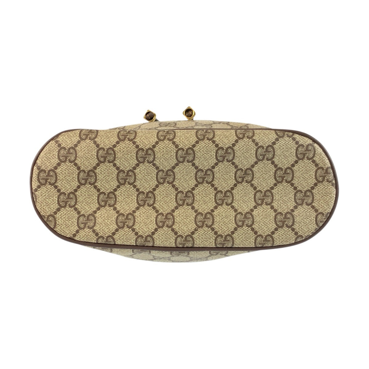 24222
GUCCI グッチ ヴィンテージ シェリーライン ベージュ ブラウン ゴールド金具 GGスプリームキャンバス / レザー 41 02 034 ショルダーバッグ レディース AB35