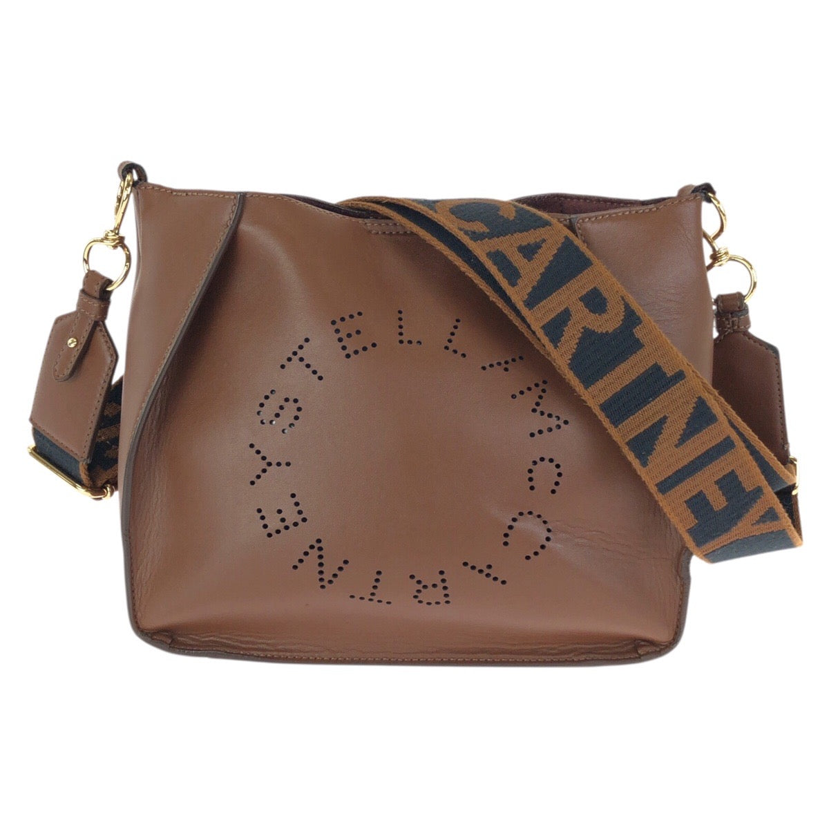24223
Stella McCartney ステラマッカートニー ブラウン ゴールド金具 ポリウレタン / ポリエステル 700073 W8542 ショルダーバッグ レディース AB30