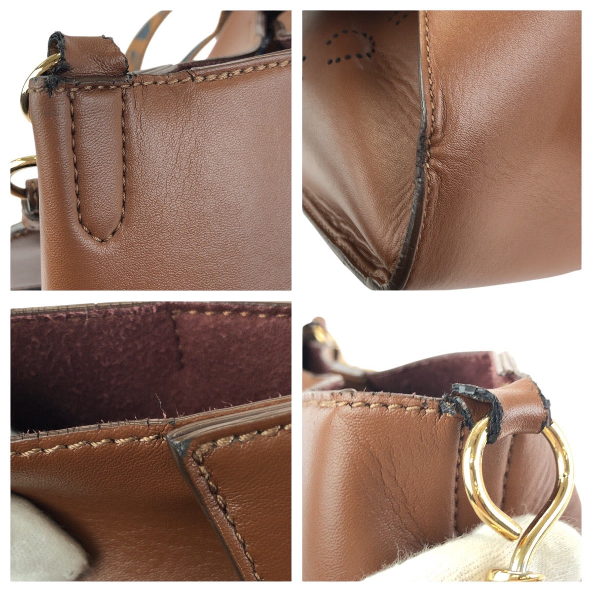 24223
Stella McCartney ステラマッカートニー ブラウン ゴールド金具 ポリウレタン / ポリエステル 700073 W8542 ショルダーバッグ レディース AB30