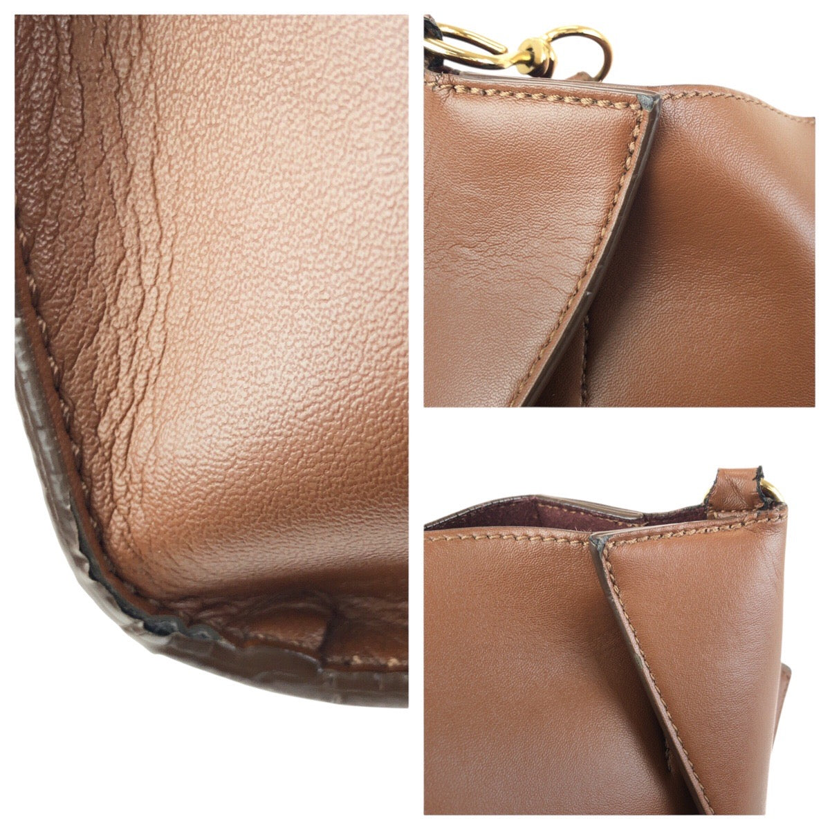 24223
Stella McCartney ステラマッカートニー ブラウン ゴールド金具 ポリウレタン / ポリエステル 700073 W8542 ショルダーバッグ レディース AB30