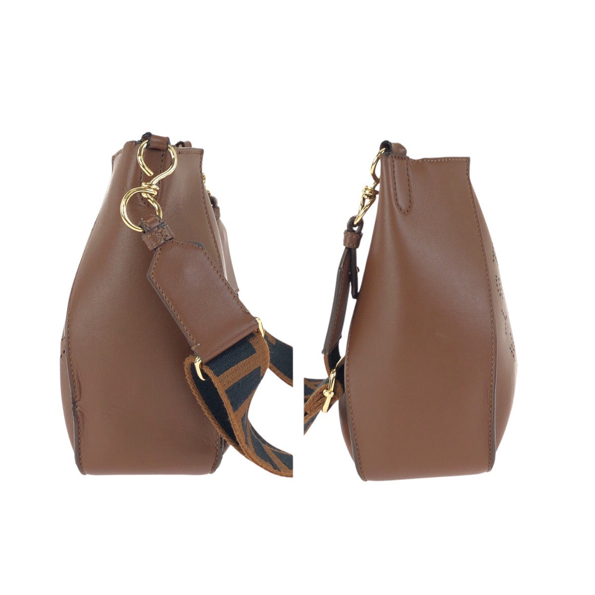 24223
Stella McCartney ステラマッカートニー ブラウン ゴールド金具 ポリウレタン / ポリエステル 700073 W8542 ショルダーバッグ レディース AB30