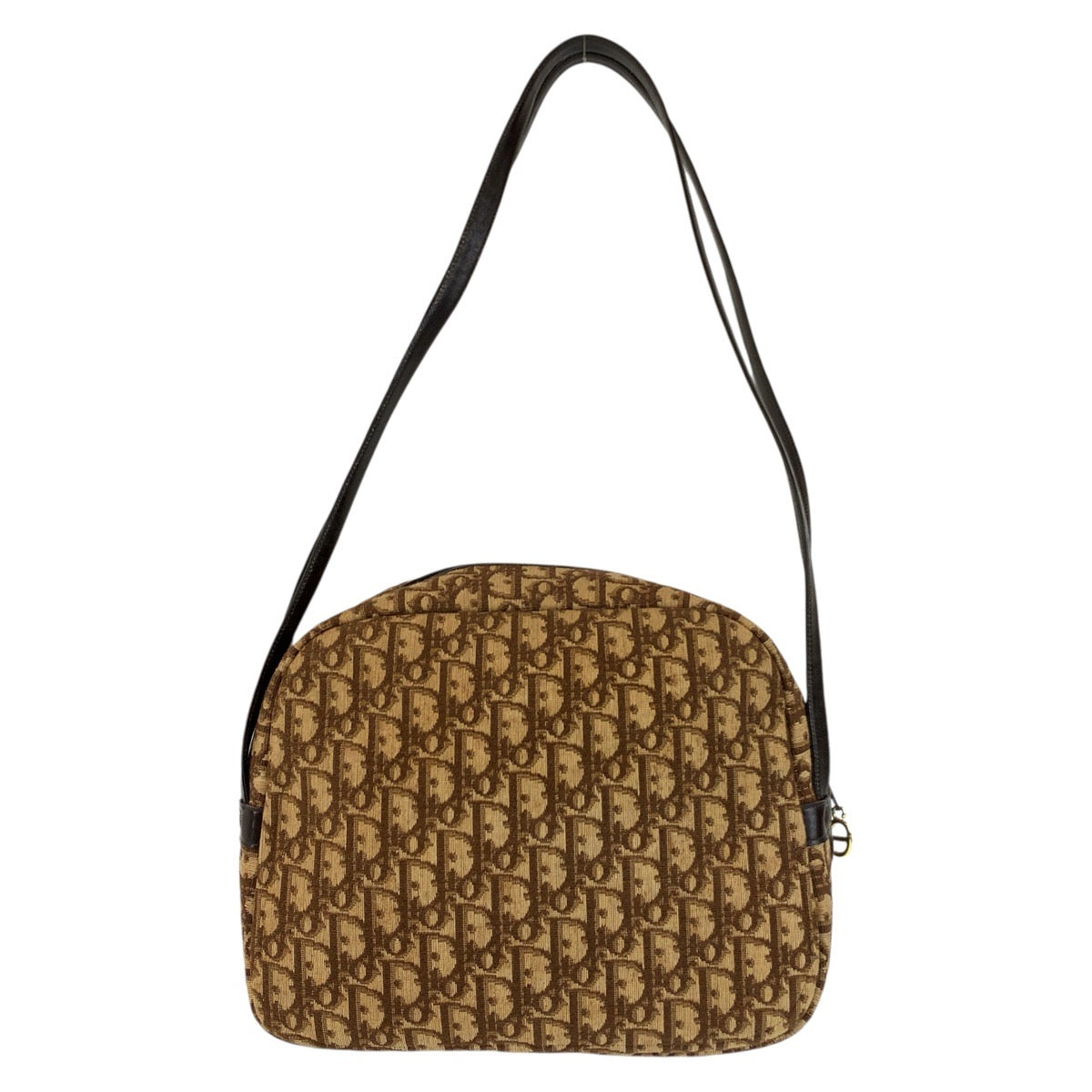 24224
Christian Dior クリスチャンディオール トロッター ベージュ ブラウン ゴールド金具 キャンバス / レザー ショルダーバッグ レディース ABP30