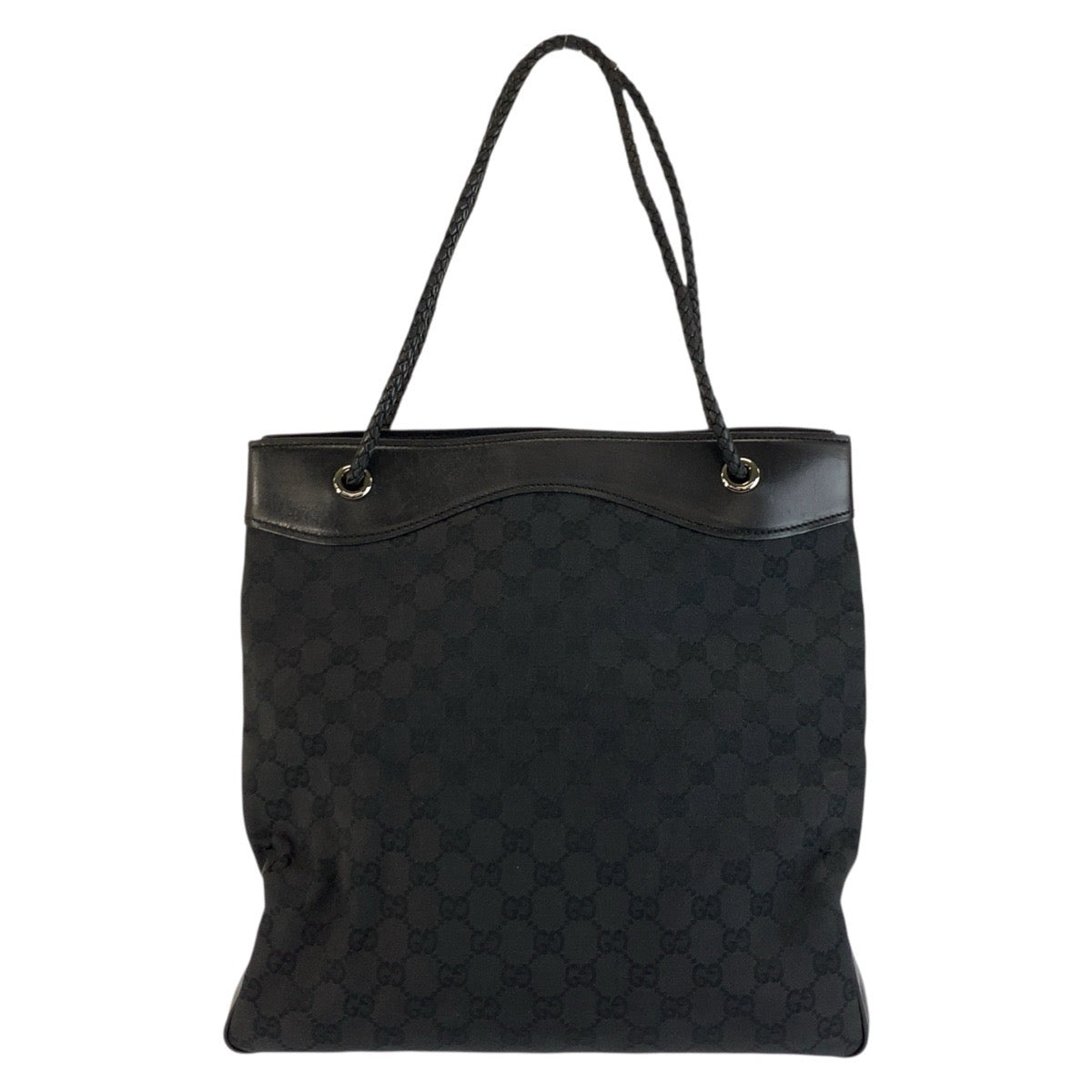 24225
GUCCI グッチ ブラック 黒 GGキャンバス / レザー 109141 トートバッグ ショルダーバッグ レディース AB35