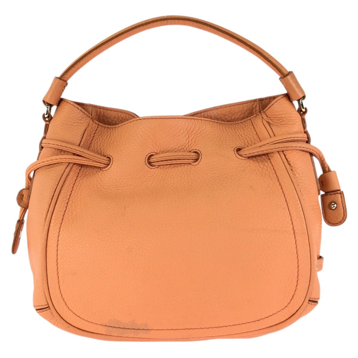 24226
COLE HAAN コールハーン ２way オレンジ シルバー金具 レザー ハンドバッグ ショルダーバッグ レディース ABP8