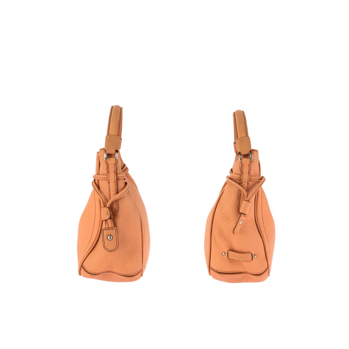 24226
COLE HAAN コールハーン ２way オレンジ シルバー金具 レザー ハンドバッグ ショルダーバッグ レディース ABP8