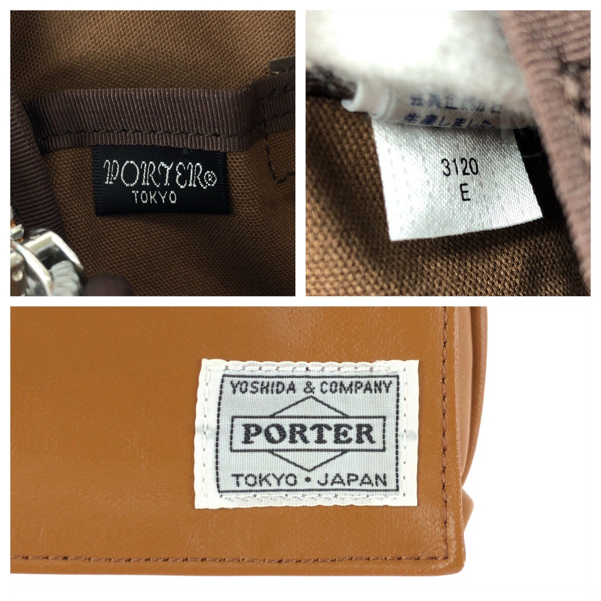 24234
PORTER ポーター フリースタイル ベージュ キャメル シルバー金具 コーティングキャンバス ショルダーバッグ ポシェット メンズ ABP16
