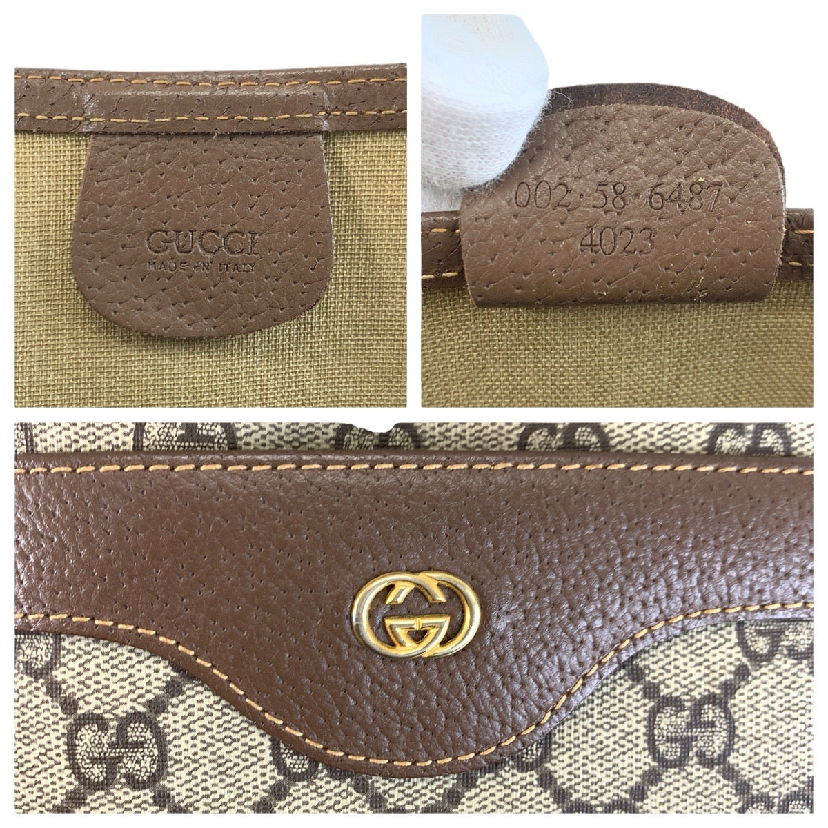 24238
GUCCI グッチ シェリーライン ベージュ ゴールド金具 GGスプリームキャンバス 002 58 6487 トートバッグ ショルダーバッグ レディース ABP23