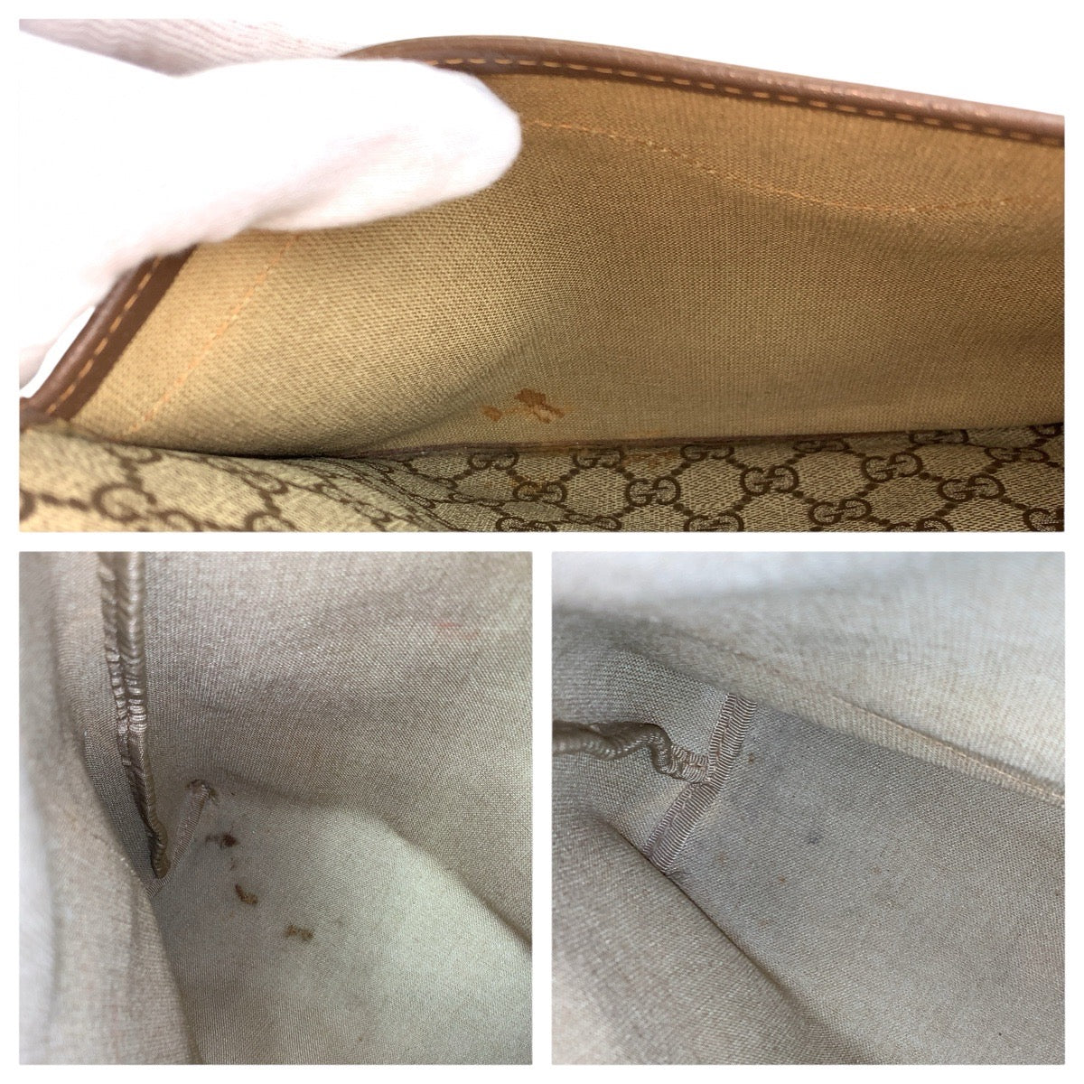 24238
GUCCI グッチ シェリーライン ベージュ ゴールド金具 GGスプリームキャンバス 002 58 6487 トートバッグ ショルダーバッグ レディース ABP23