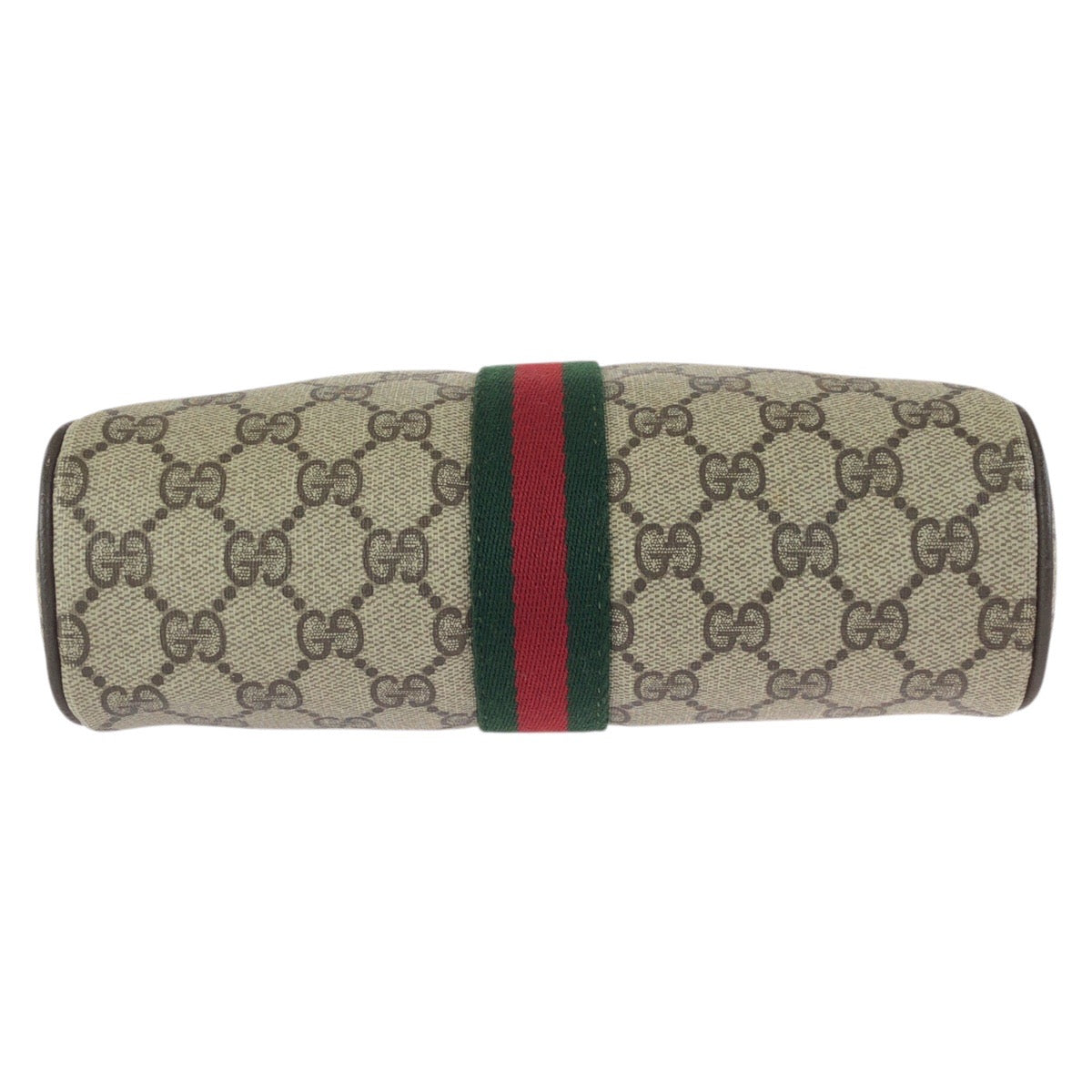 24243
GUCCI グッチ ヴィンテージ オールドグッチ シェリーライン ベージュ ブラウン ゴールド金具 GGスプリームキャンバス 75 01 012 クラッチバッグ セカンドバッグ メンズ AB21