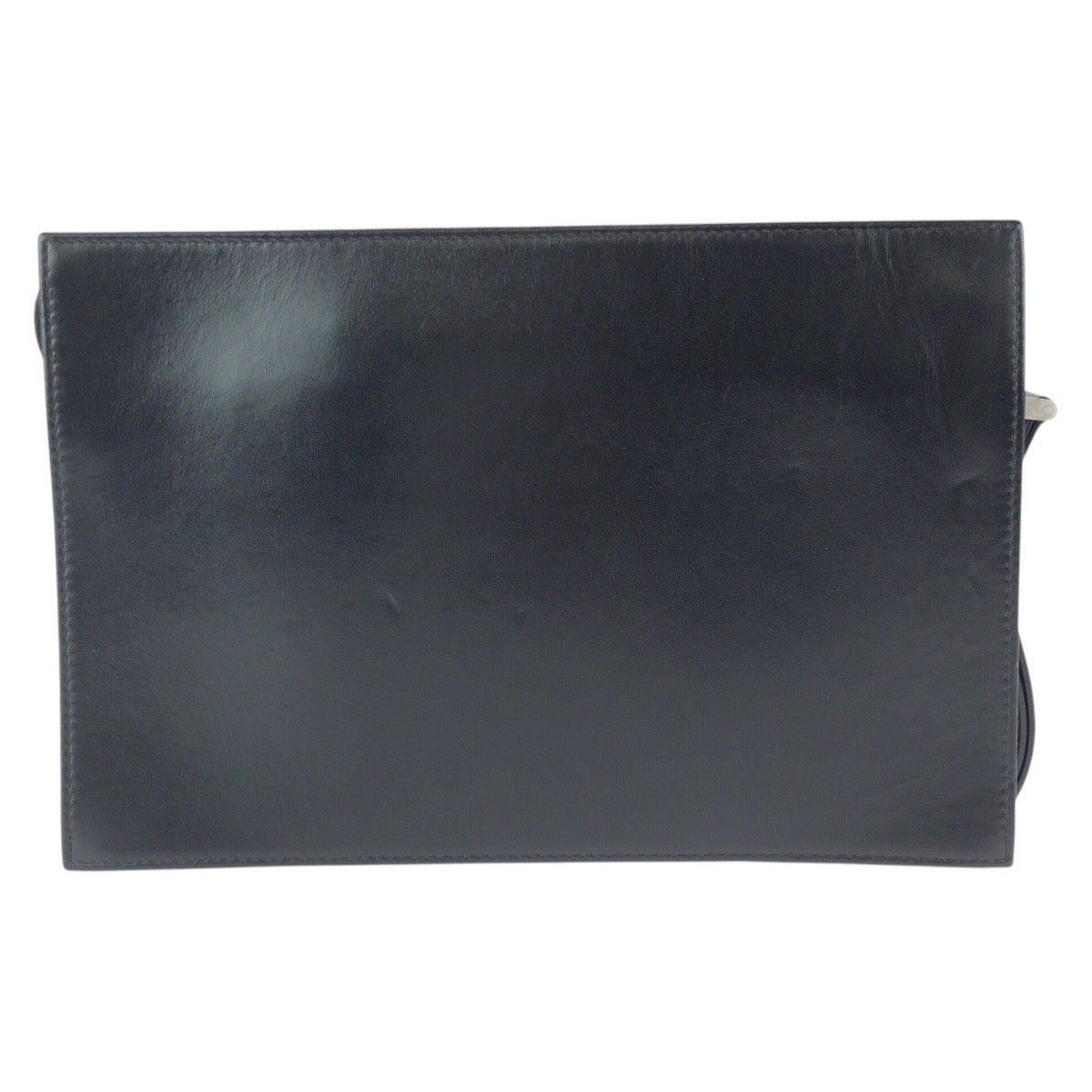 24245
Dunhill Black Leather Clutch Bag Second Bag Men's ABP21