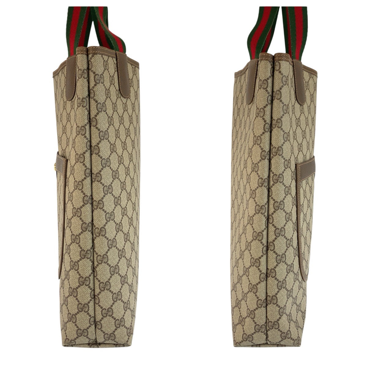 24248
GUCCI グッチ ヴィンテージ シェリーライン ベージュ ブラウン GGスプリームキャンバス 40 02 003 トートバッグ ショルダーバッグ レディース ABP23