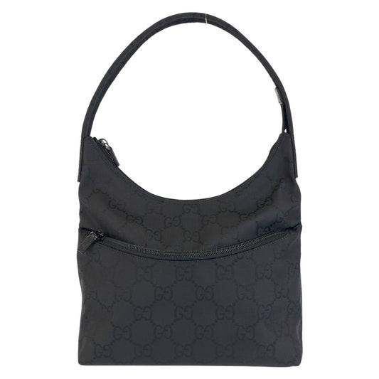 24253
GUCCI グッチ GGナイロン ブラック 黒 ナイロン 001 3386 ホーボー ショルダーバッグ レディース A42