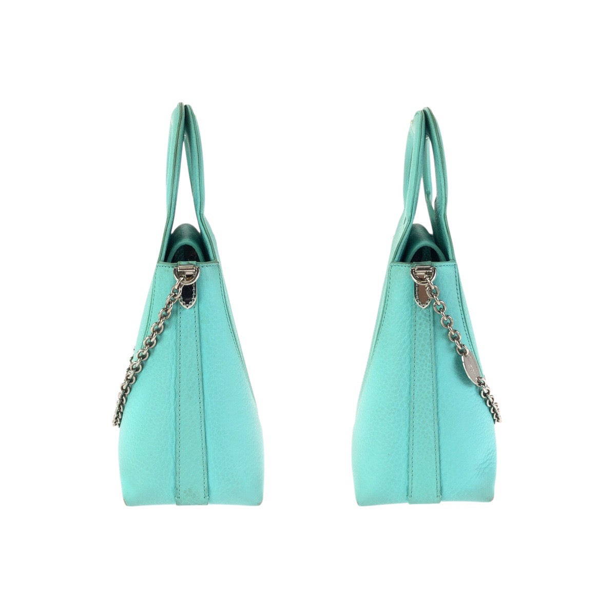 24256
TIFFANY&Co. Tiffany Return to Tiffany Heart 2-way Light Blue Silver Hardware Leather Shoulder Bag Handbag Ladies ABP42