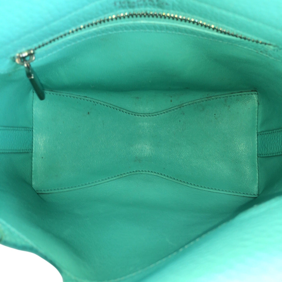 24256
TIFFANY&Co. Tiffany Return to Tiffany Heart 2-way Light Blue Silver Hardware Leather Shoulder Bag Handbag Ladies ABP42