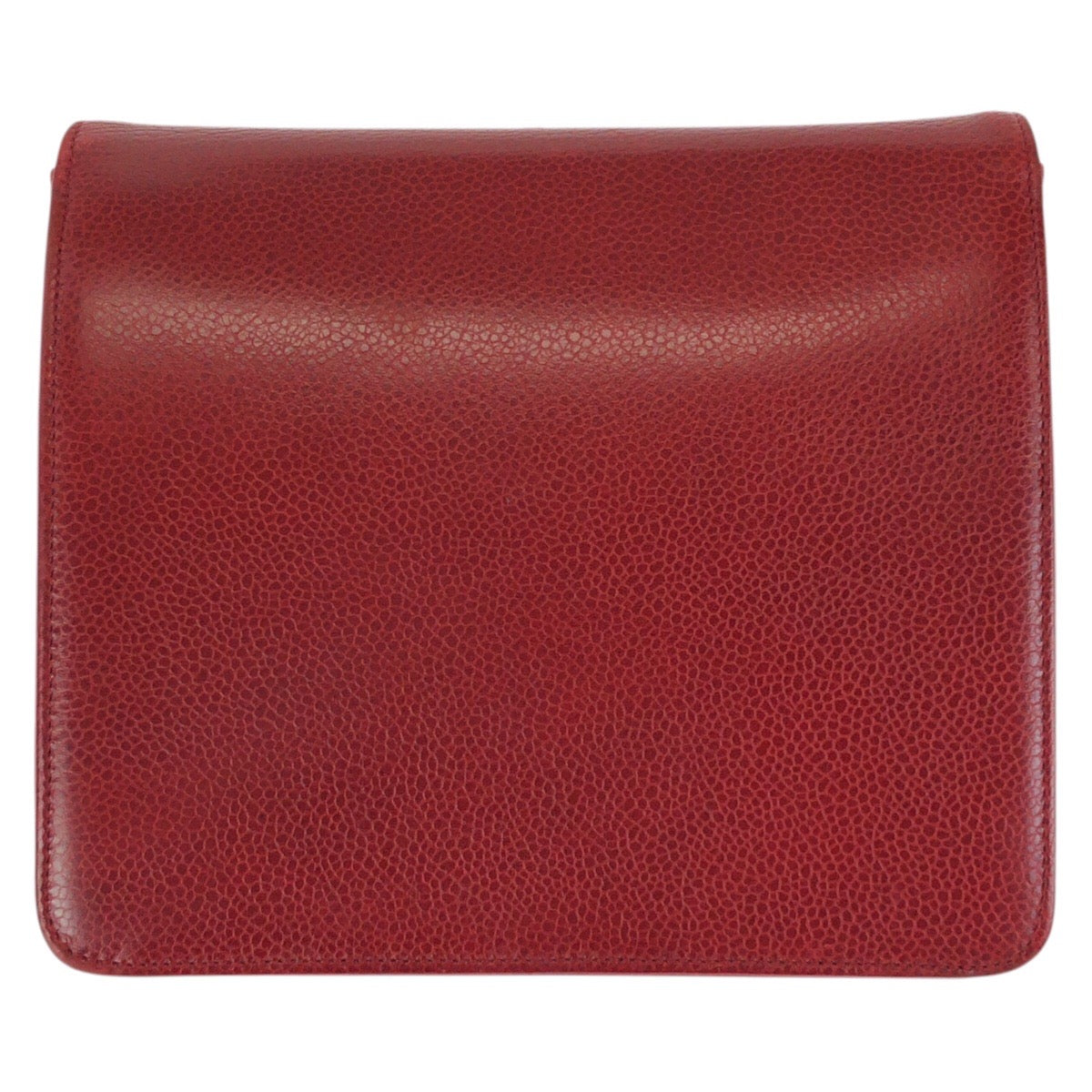 24263
Christian Dior クリスチャンディオール ヴィンテージ レッド ゴールド金具 レザー ショルダーバッグ ポシェット レディース ABP42