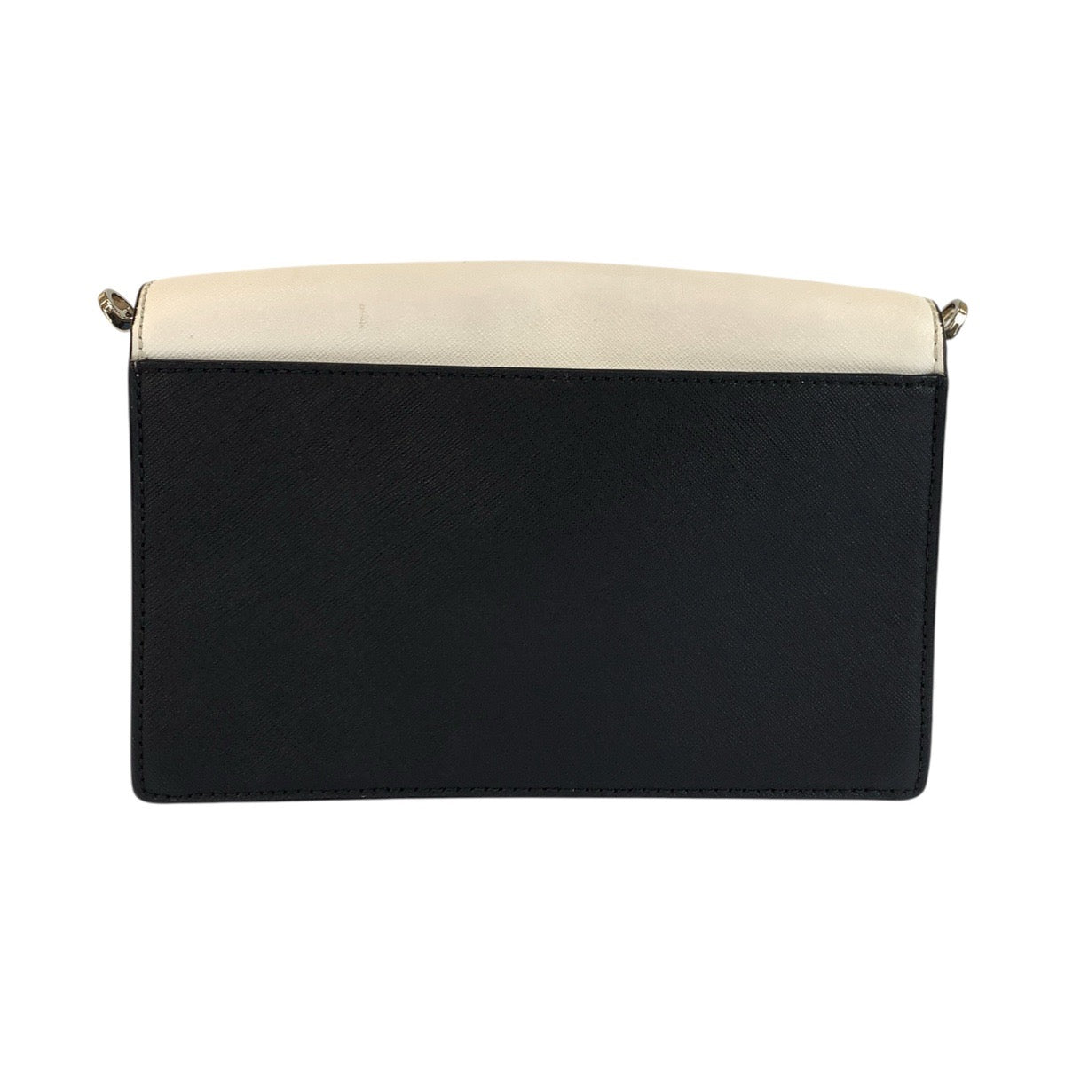 24271
Kate Spade White Black Silver Hardware Leather Handbag Shoulder Bag 2WAY Women's ABP8