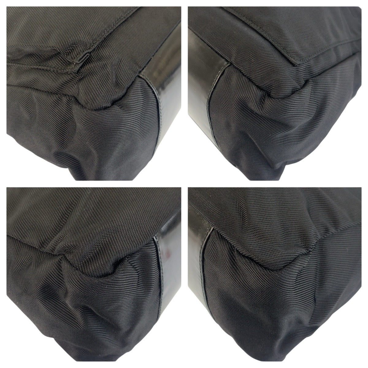 24272
GUCCI グッチ バンブー ブラック 黒 シルバー金具 ナイロン 000 2058 0509 5 ハンドバッグ レディース ABP23