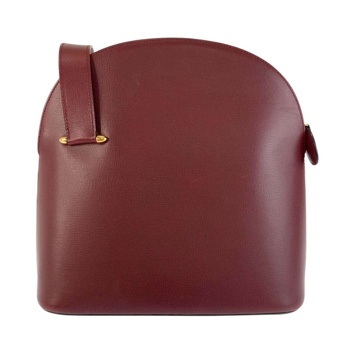 24275
CARTIER カルティエ マストライン ボルドー ゴールド金具 レザー ショルダーバッグ レディース ABP35