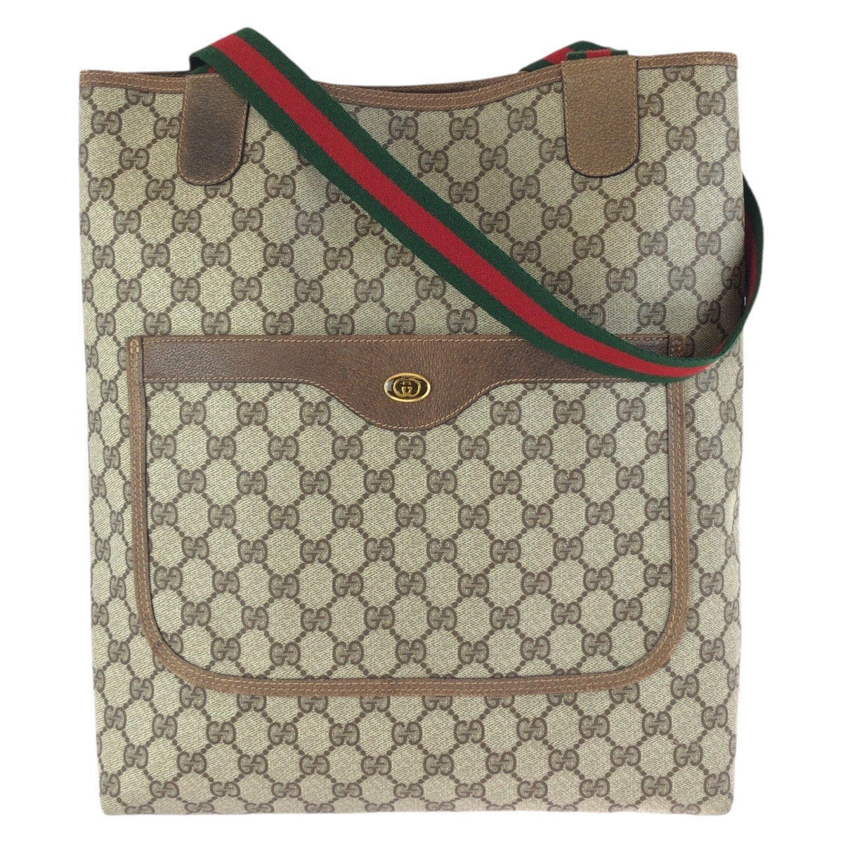 24278
GUCCI グッチ ヴィンテージ オールドグッチ シェリーライン ベージュ ブラウン GGスプリームキャンバス 39 02 003 ショルダーバッグ トートバッグ レディース ABP28