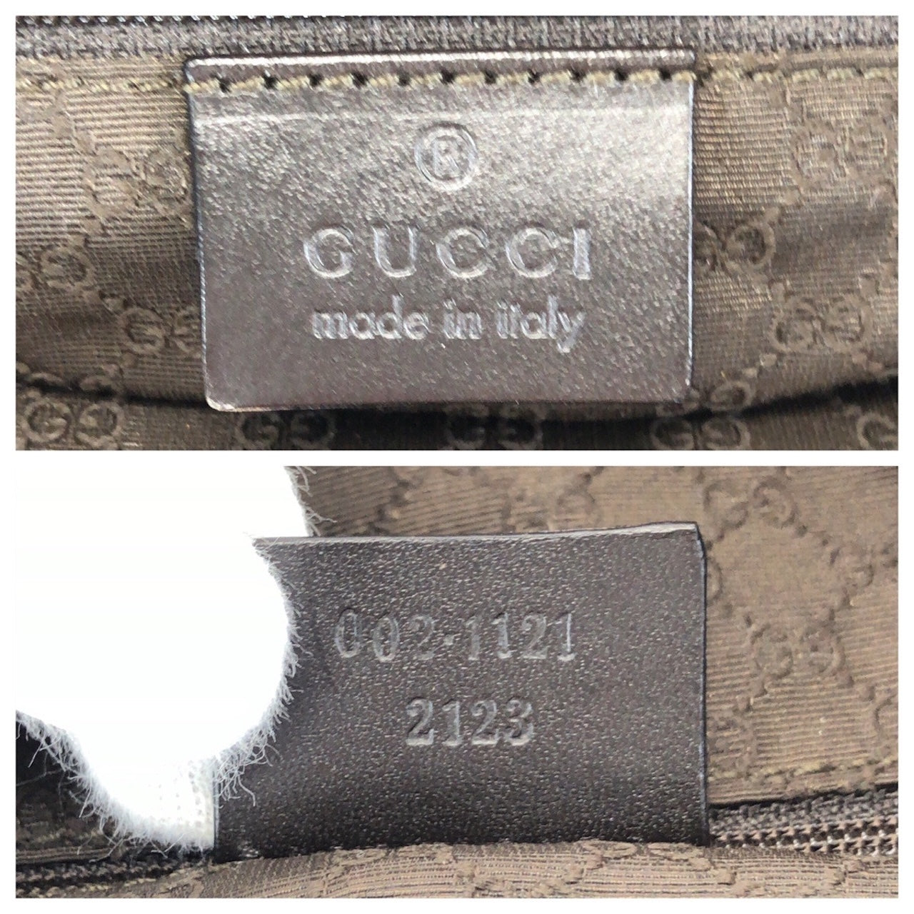 24287
GUCCI グッチ シェリーライン ベージュ ゴールド金具 キャンバス / レザー 002 1121 トートバッグ レディース ABP42