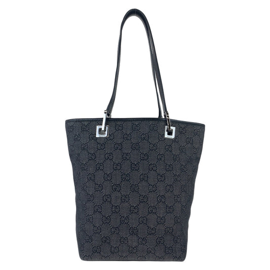 24297
GUCCI グッチ GG柄 ブラック シルバー金具 GGキャンバス 31244 トートバッグ ショルダーバッグ レディース ABP26