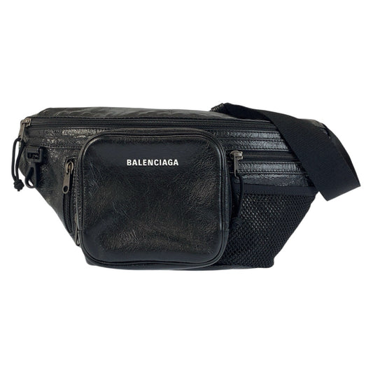 24314
BALENCIAGA バレンシアガ エクスプローラー ブラック 黒 レザー 620261 ボディバッグ ベルトバッグ バムバッグ メンズ A63