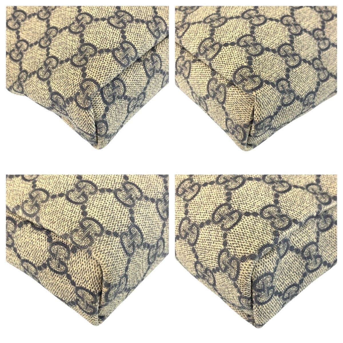 24321
GUCCI グッチ グレー ネイビー GGスプリームキャンバス 223666 ショルダーバッグ ポシェット レディース ABP42