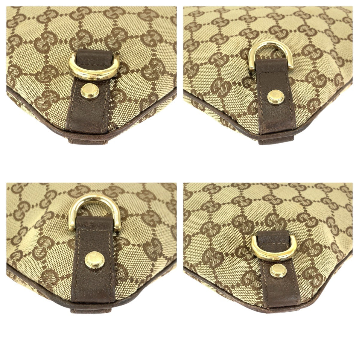 24324
GUCCI グッチ アビー ブラウン ベージュ ゴールド金具 GGキャンバス / レザー 131326 ショルダーバッグ メッセンジャーバッグ レディース ABP42