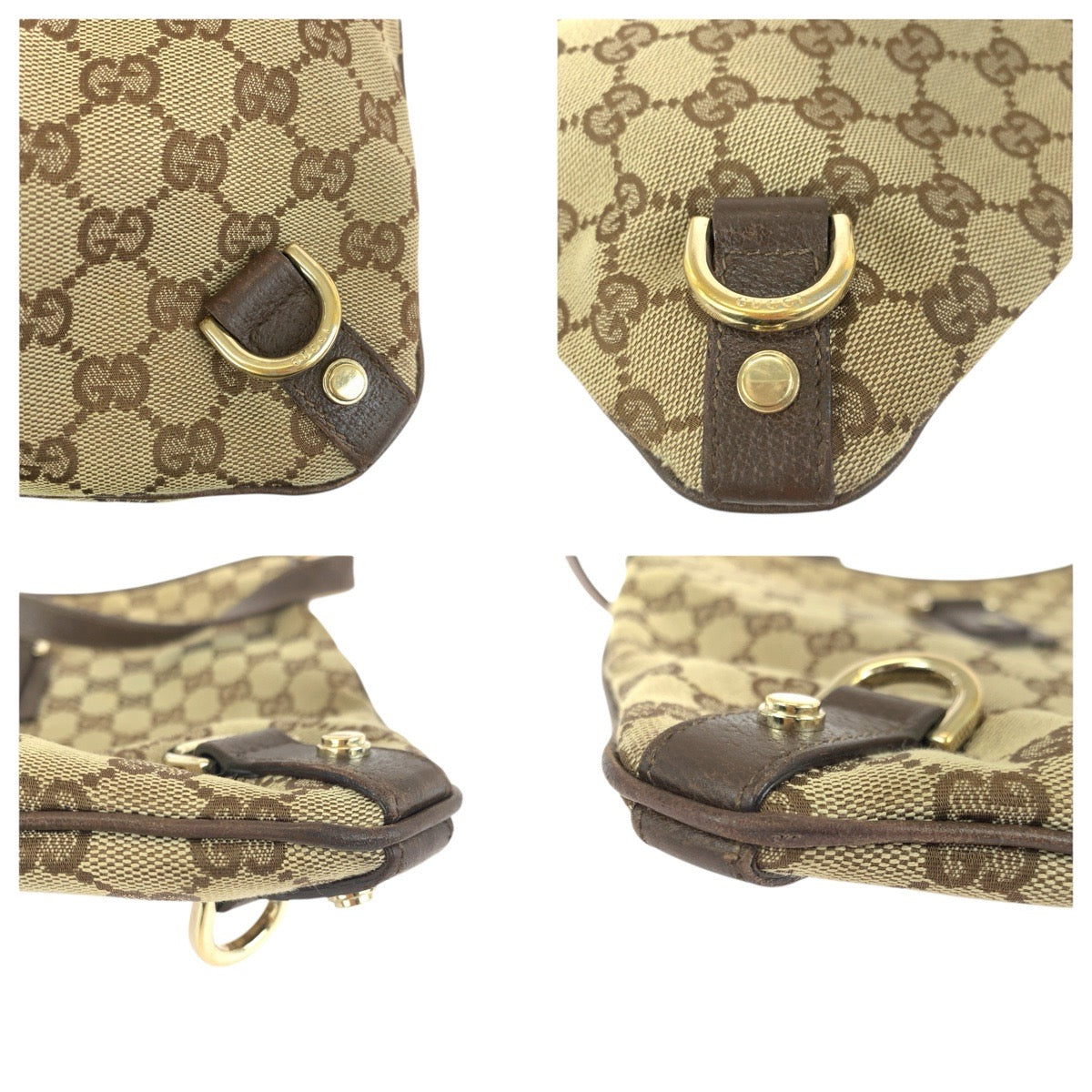 24324
GUCCI グッチ アビー ブラウン ベージュ ゴールド金具 GGキャンバス / レザー 131326 ショルダーバッグ メッセンジャーバッグ レディース ABP42