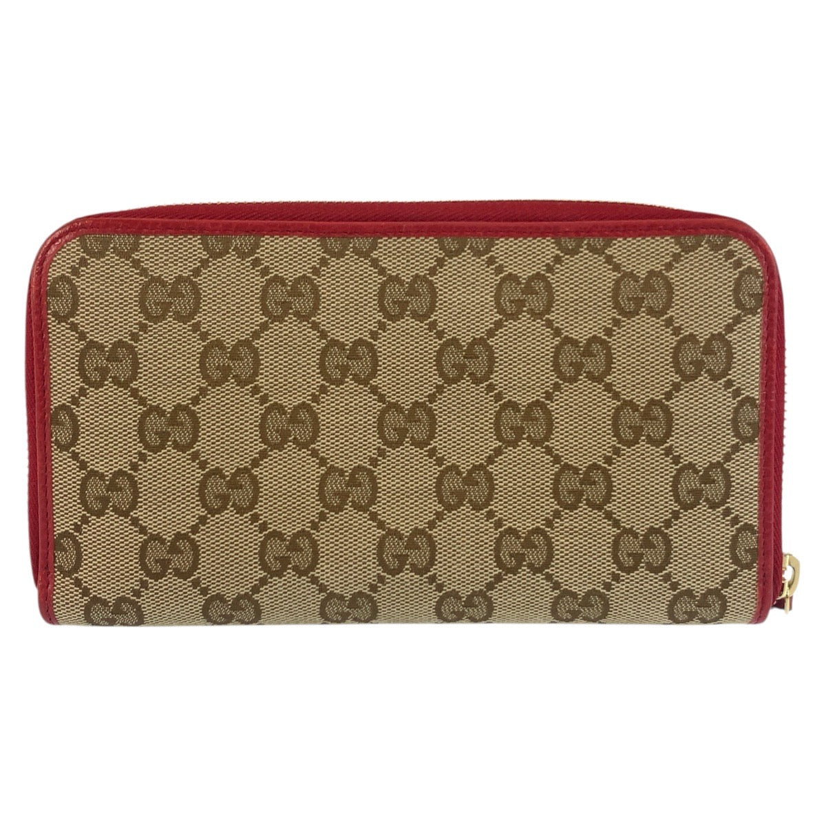 24329
GUCCI グッチ ベージュ レッド ゴールド金具 GGキャンバス 363423 長財布 ロングウォレット レディース ABP28