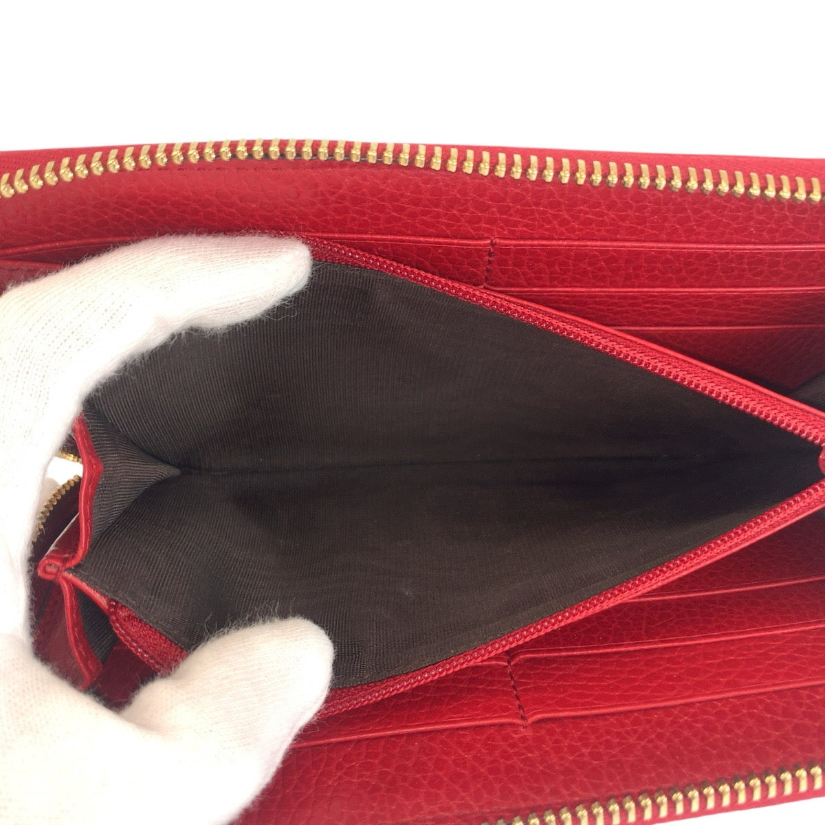 24329
GUCCI グッチ ベージュ レッド ゴールド金具 GGキャンバス 363423 長財布 ロングウォレット レディース ABP28